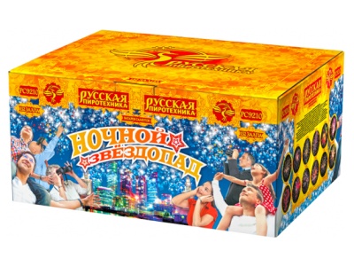 Ночной звездопад Комбинированный Фейерверк купить в Ноябрьске | noyabrsk.salutsklad.ru
