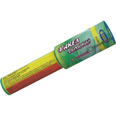 Дымовой (с чекой) зеленый Фальшфейер купить в Ноябрьске | noyabrsk.salutsklad.ru