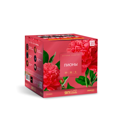 Пионы Салют купить в Ноябрьске | noyabrsk.salutsklad.ru