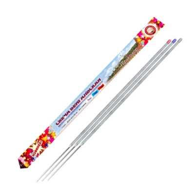 Триколор 400 мм. Бенгальские огни цветные купить в Ноябрьске | noyabrsk.salutsklad.ru