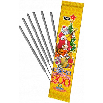 200 мм. Бенгальские огни купить в Ноябрьске | noyabrsk.salutsklad.ru