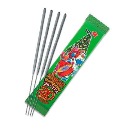 210 мм. Экстра Бенгальские огни купить в Ноябрьске | noyabrsk.salutsklad.ru