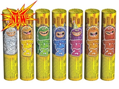 Цветной дым 25 Цветной дым купить в Ноябрьске | noyabrsk.salutsklad.ru